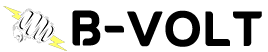 logo typo Black B-VOLT vectorisé